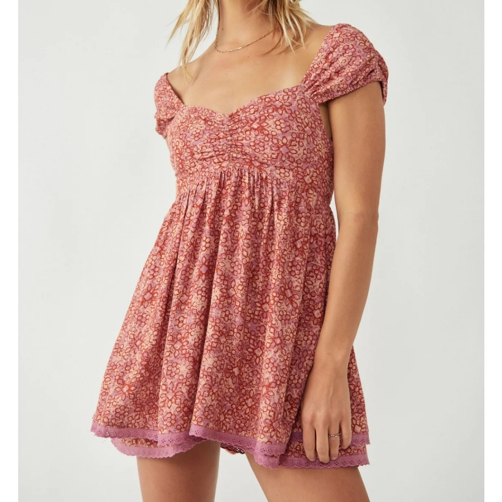 Free People Tabitha Mini Petal Combo Dress